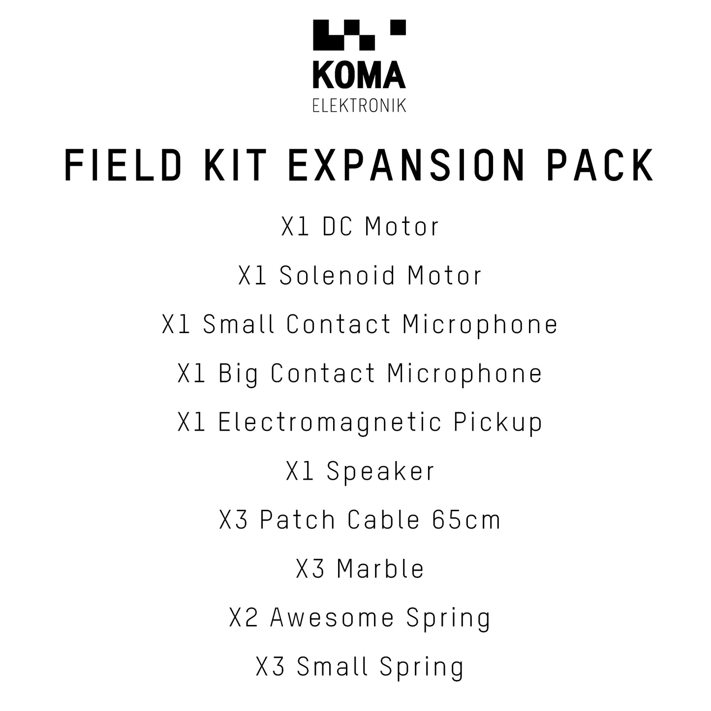 KOMA Elektronik Field Kit - Expansion Pack