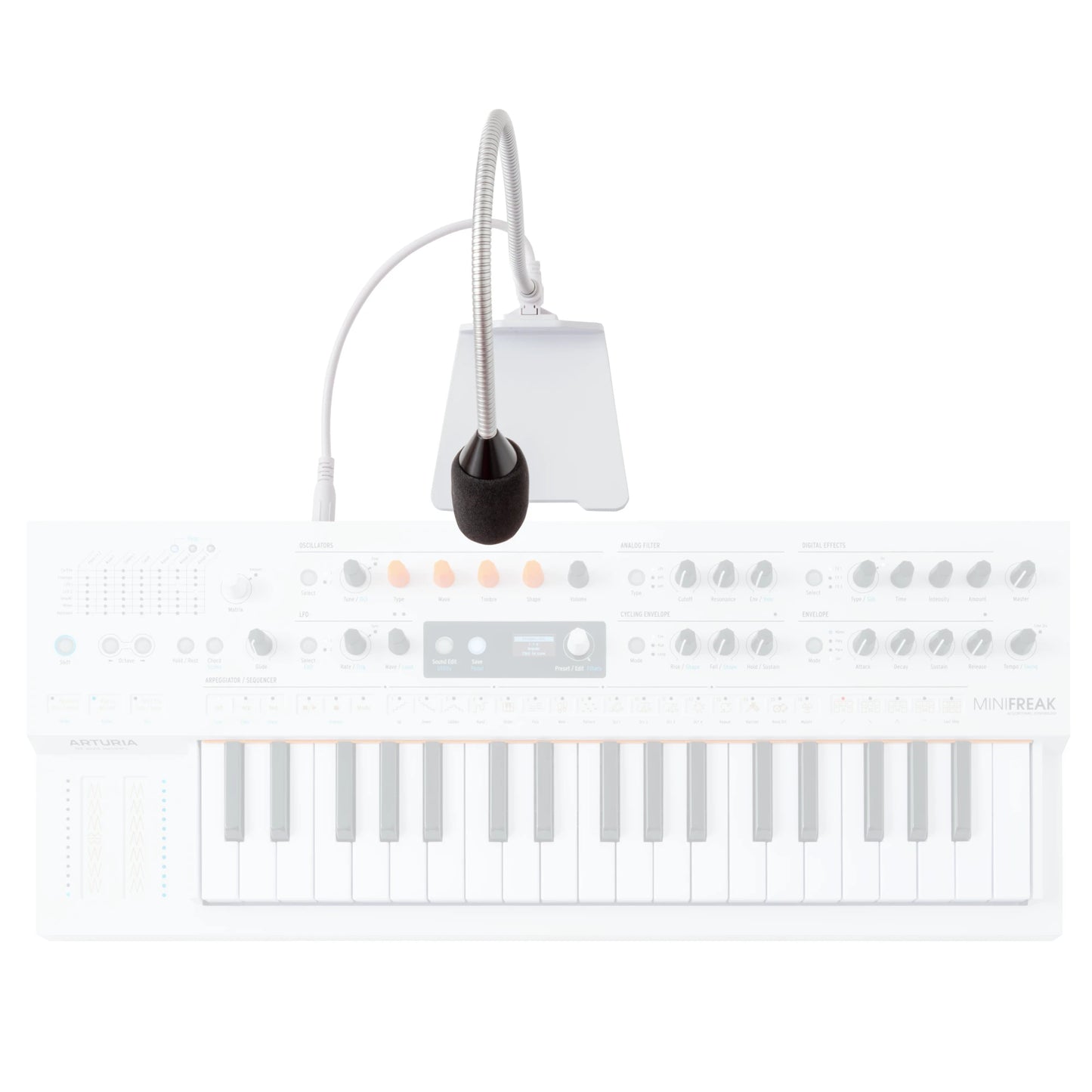 Arturia MiniFreak Gooseneck Microphone With Keys