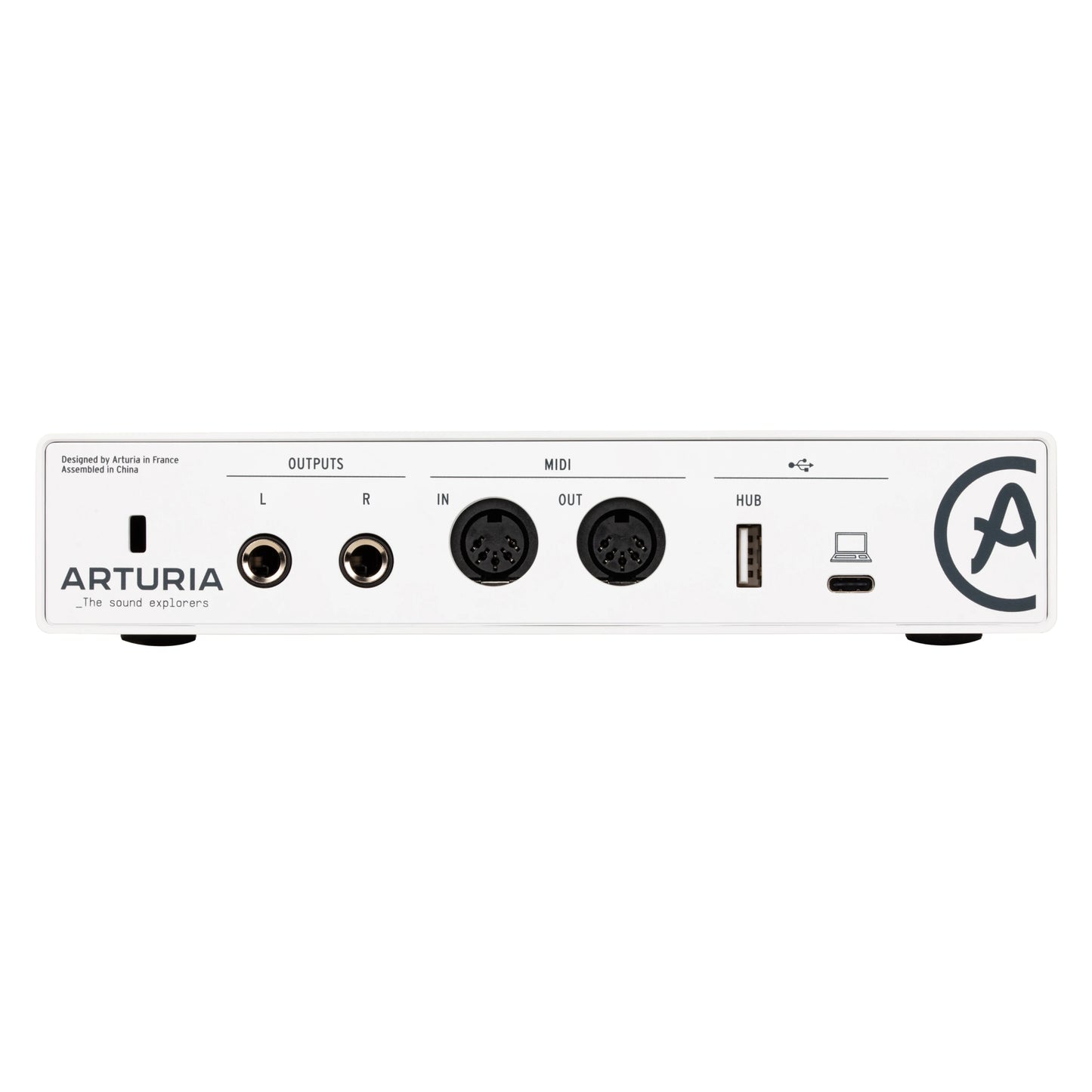 Arturia MiniFuse 2 Audio Interface WHITE Back