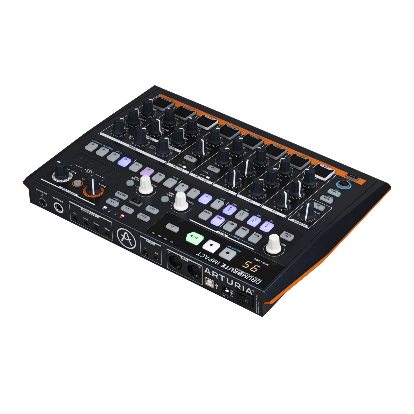 Arturia DrumBrute Impact | Analog Drum Machine & Performance Sequencer