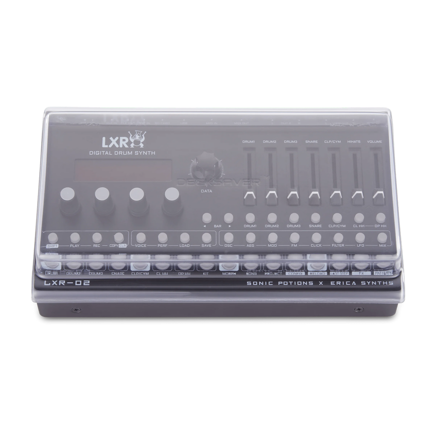DECKSAVER Erica Synths LXR-02 / Bassline DB-01 / Echolator / Nightverb cover