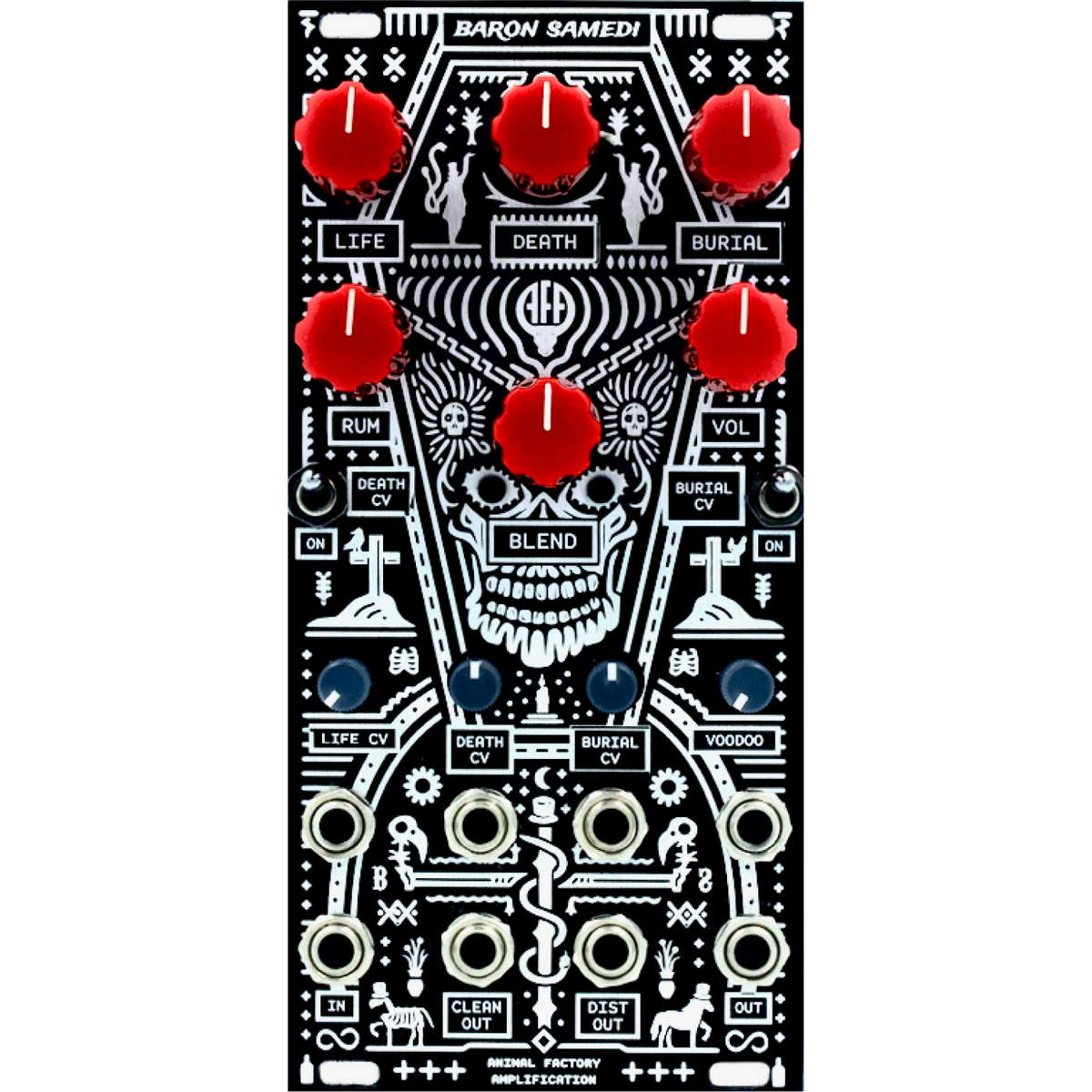 Animal Factory Baron Samedi II Eurorack Chaotic Fuzz Module