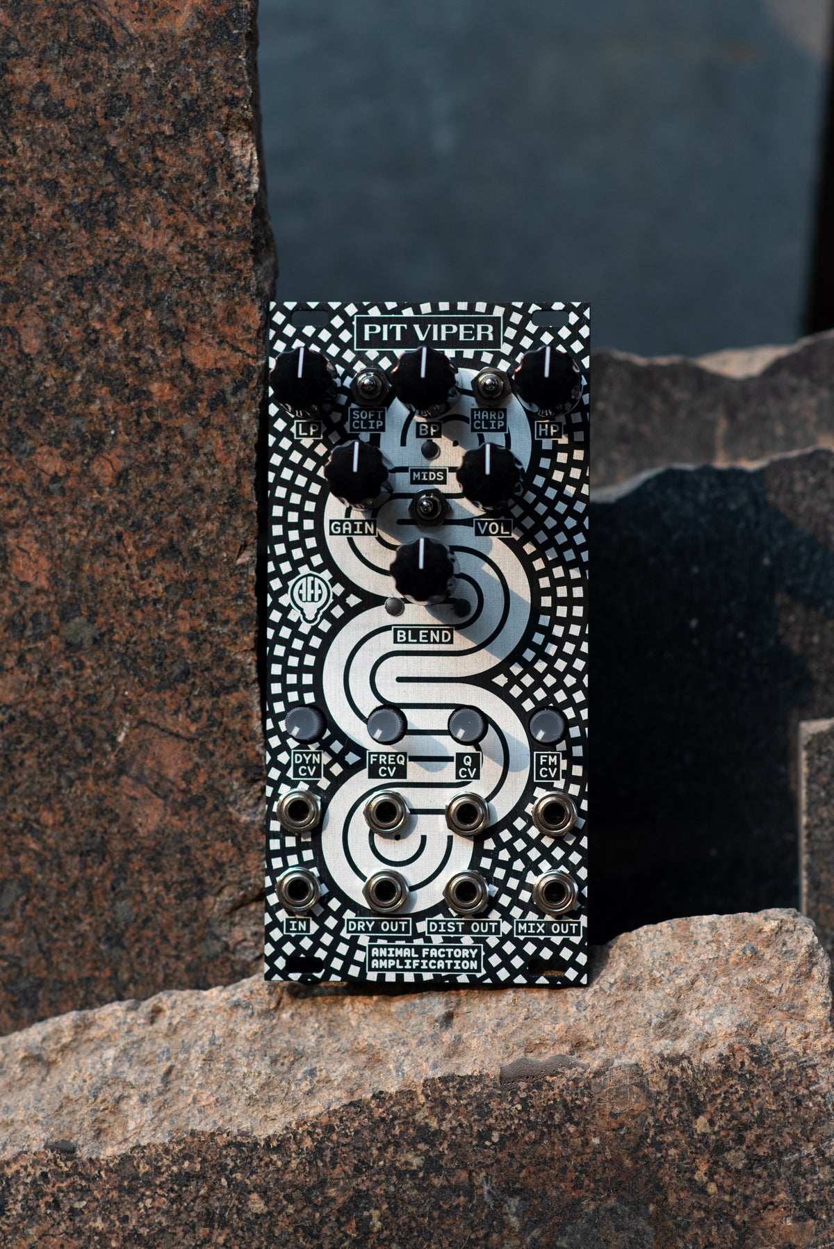 Animal Factory Pit Viper Eurorack Overdrive / State-Variable EQ Module - View 2