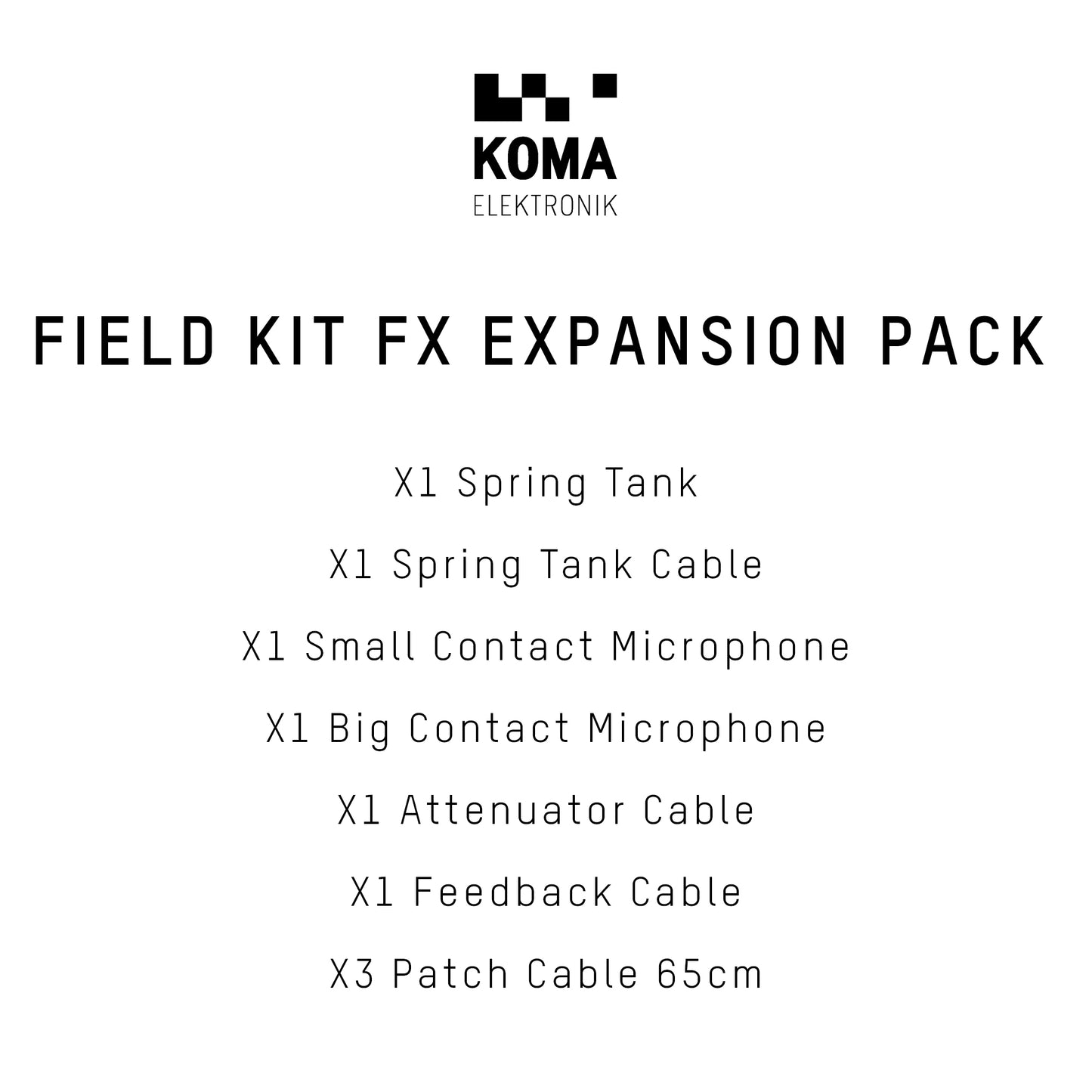 KOMA Elektronik Field Kit FX – Expansion Pack