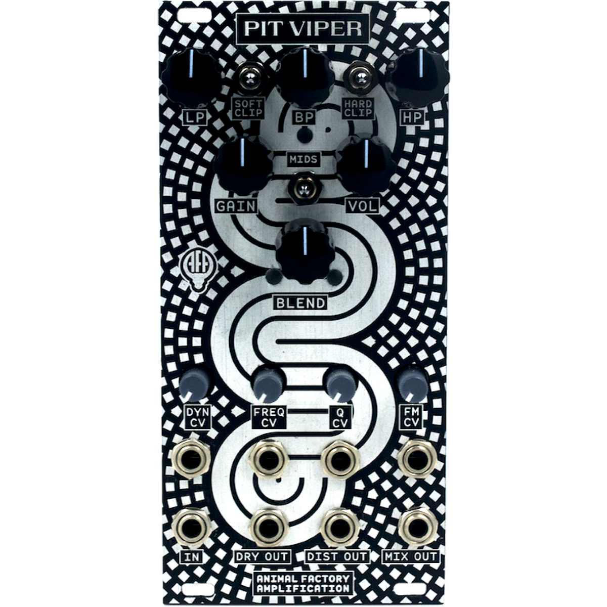 Animal Factory Pit Viper Eurorack Overdrive / State-Variable EQ Module