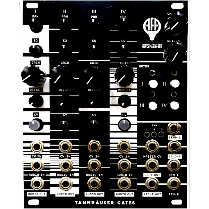 Animal Factory Tannhäuser Gates Eurorack Quad VCA / Mixer System