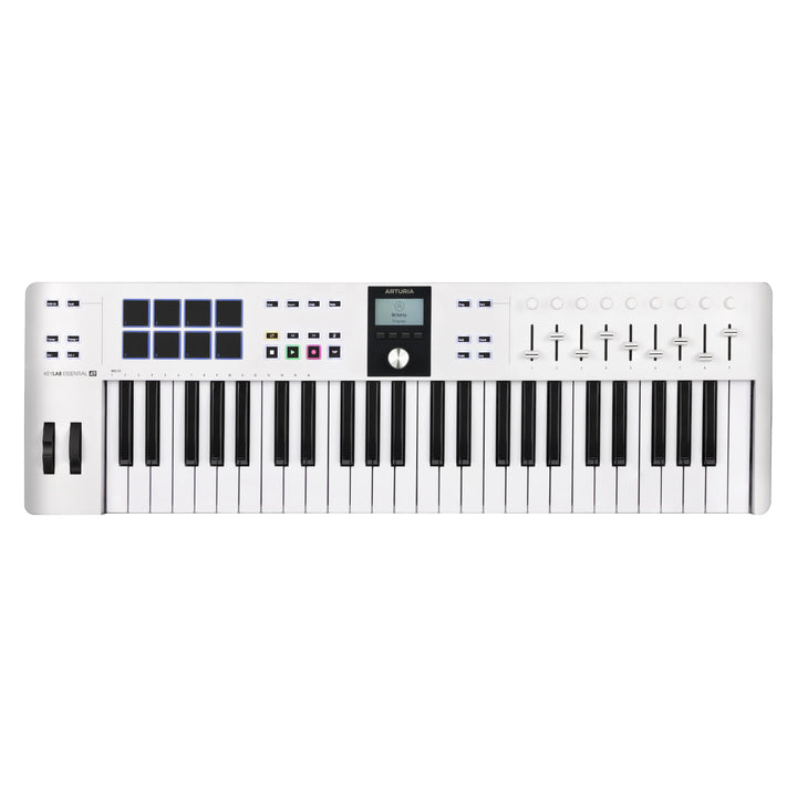 Arturia KeyLAB Essential 49 mk3 WHITE Top View