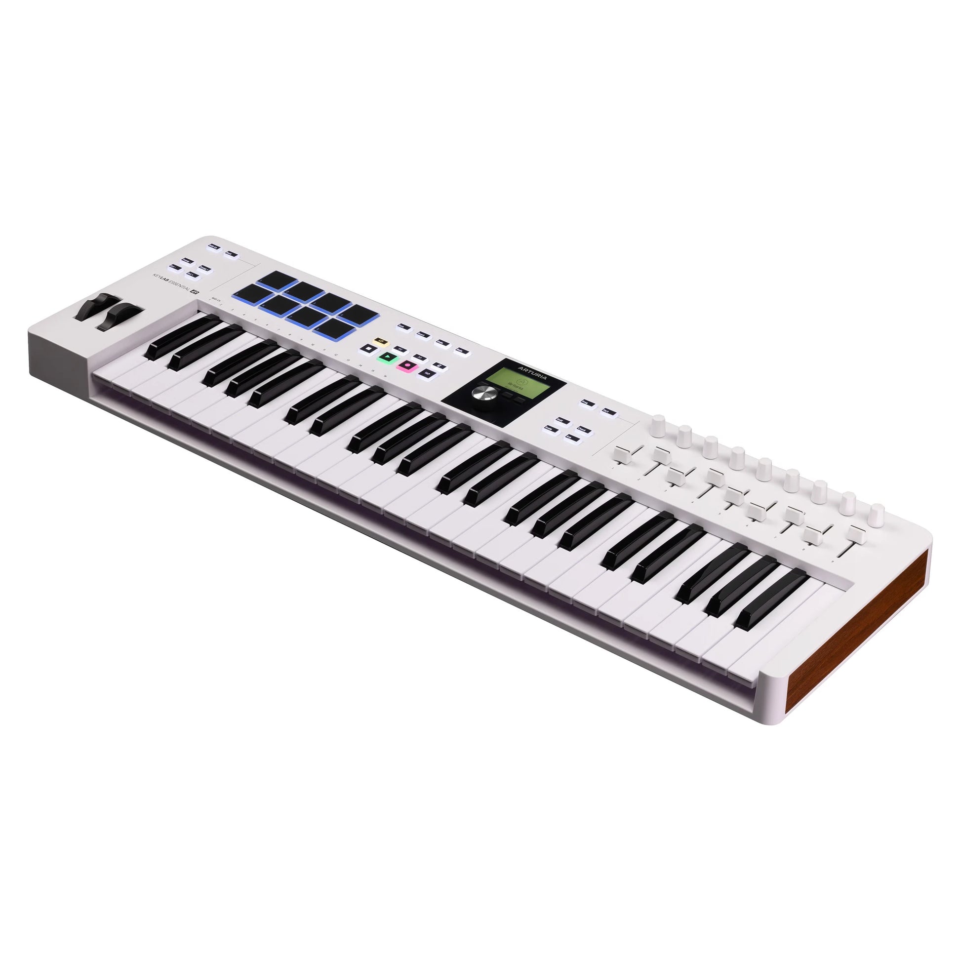 Arturia KeyLAB Essential 49 mk3 WHITE Angled