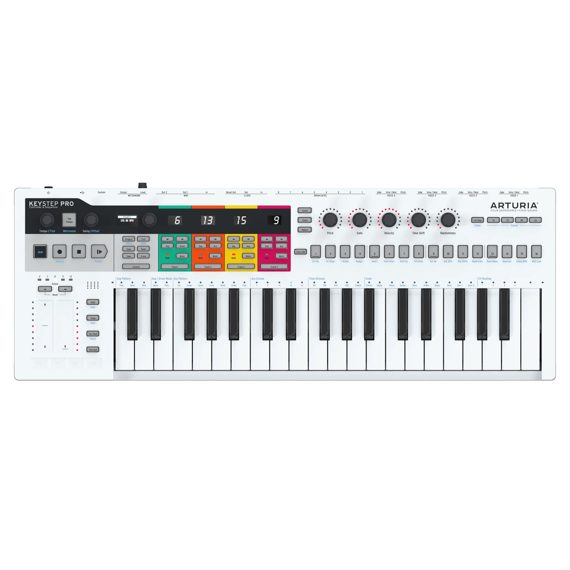 Arturia KeyStep Pro Main View