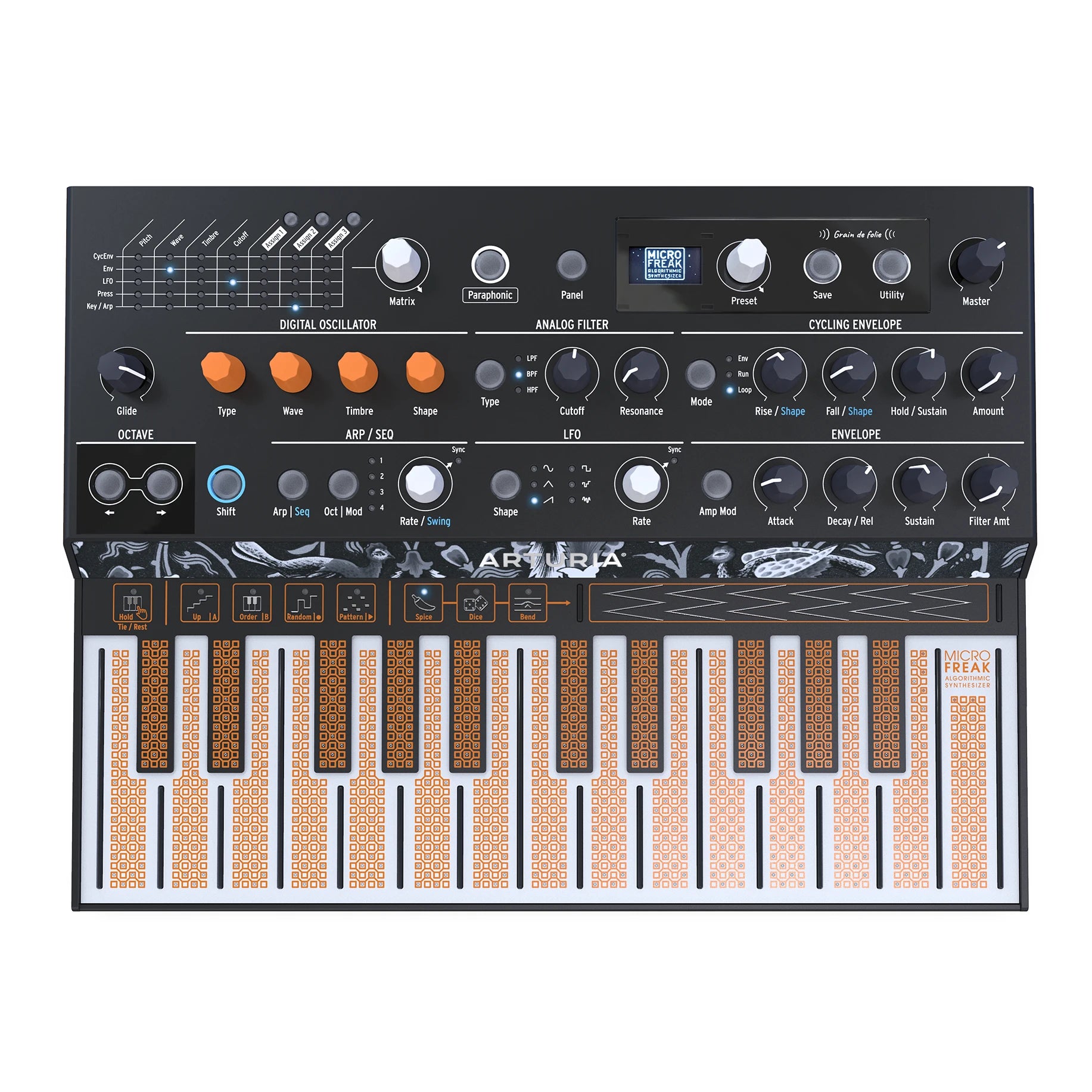 Arturia MicroFreak Top BLIP