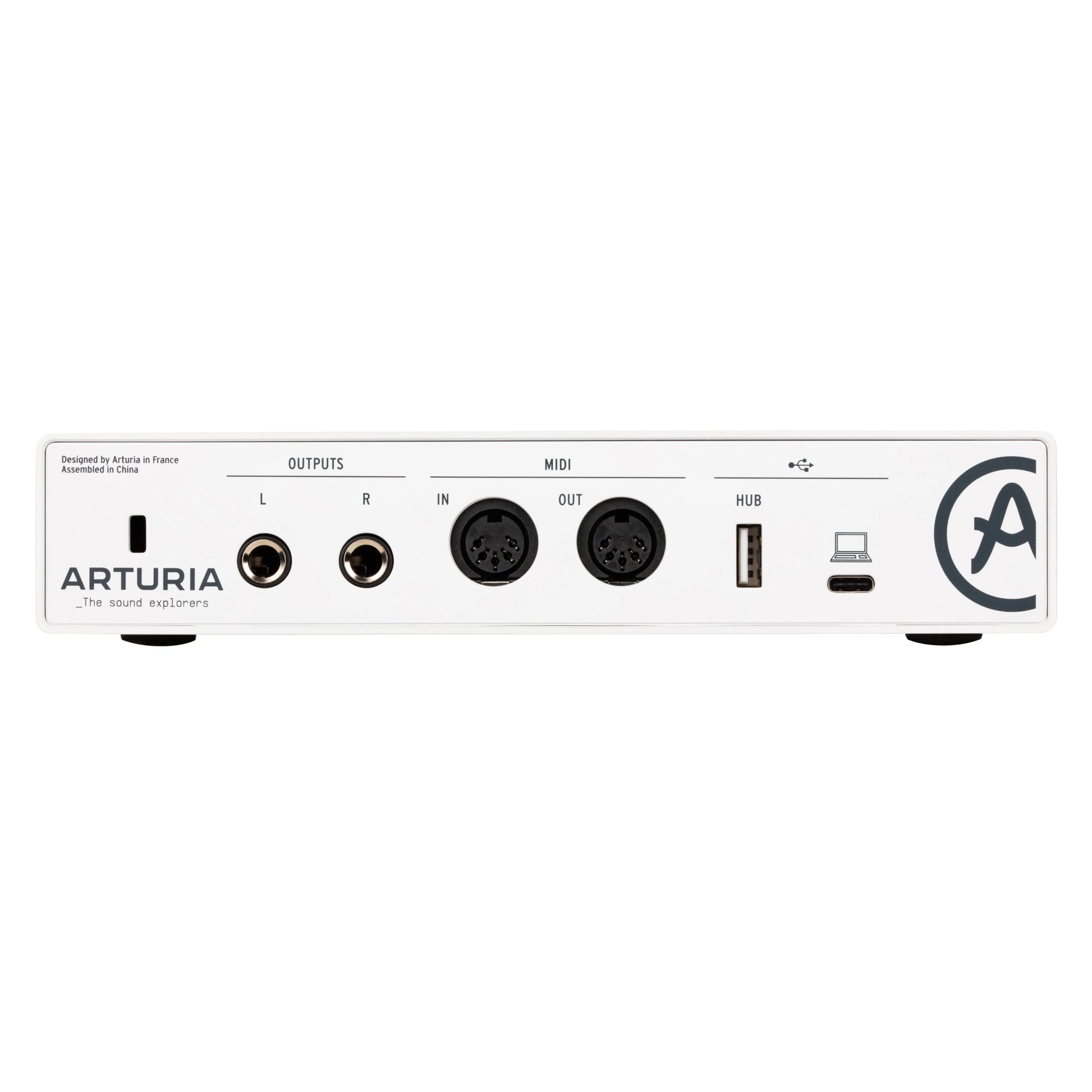 Arturia MiniFuse 2 Audio Interface WHITE Back