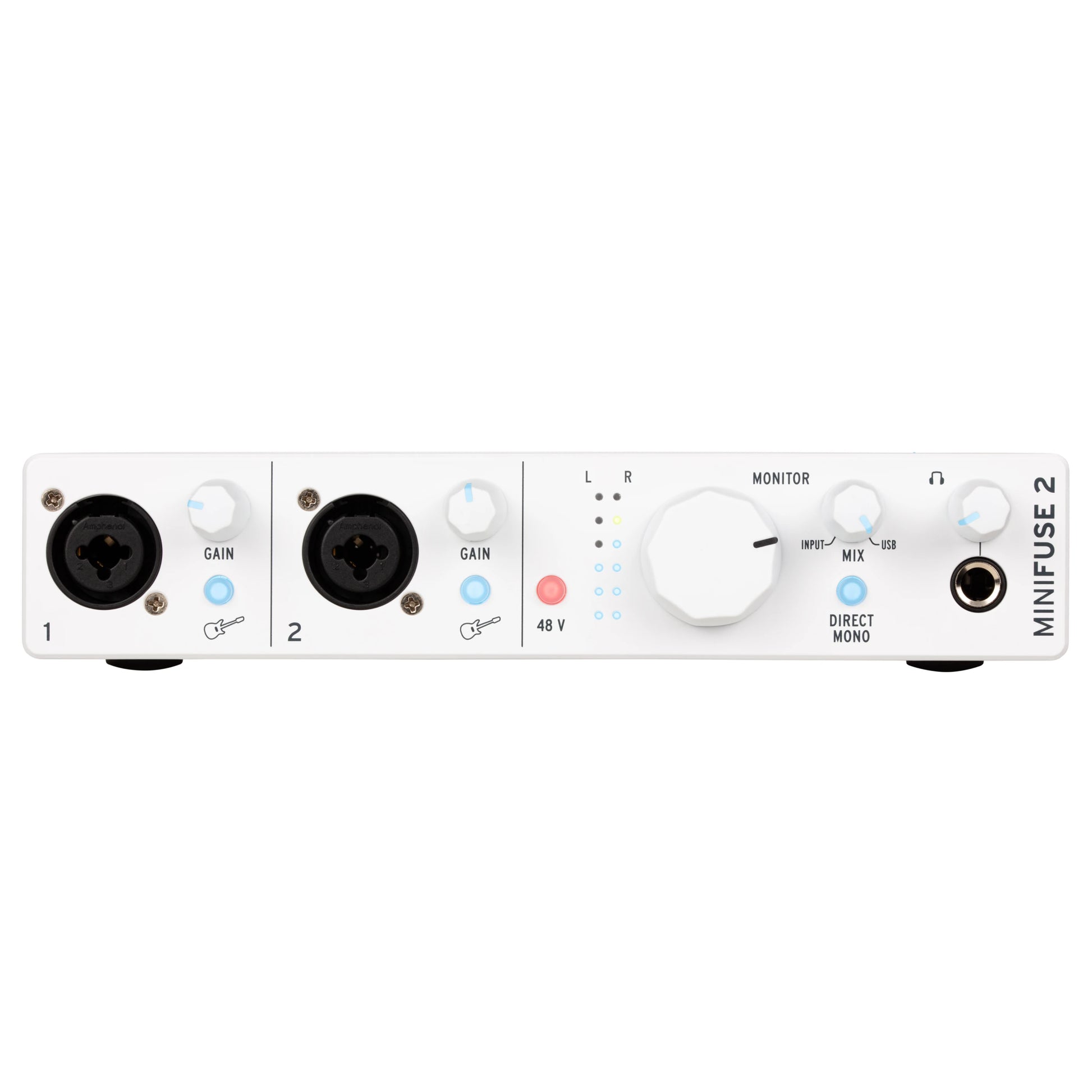 Arturia MiniFuse 2 Audio Interface WHITE Front