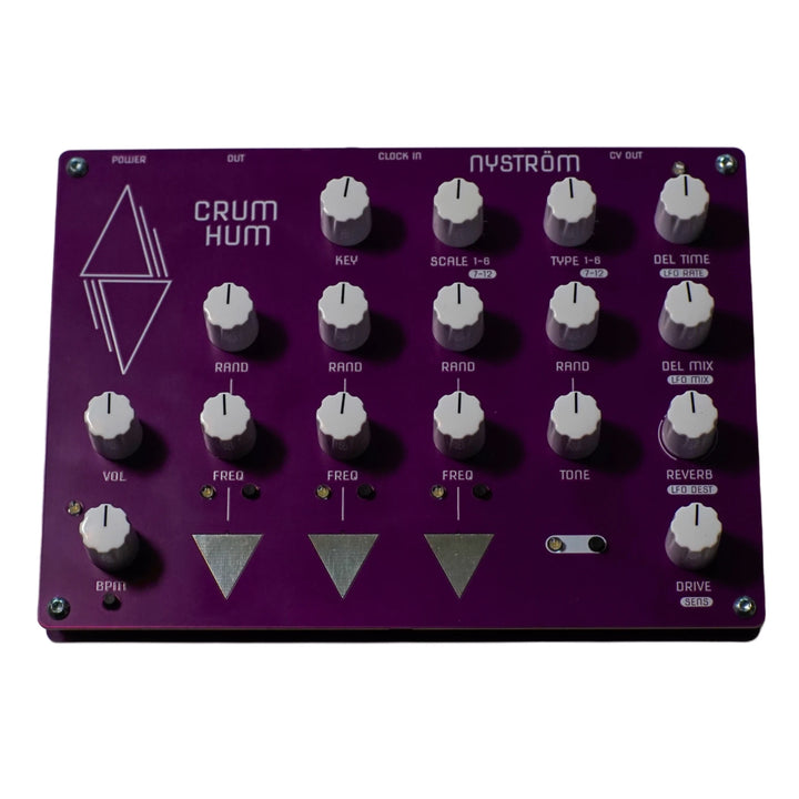Nystrom Crum Hum 3-Voice Experimental Synthesiser