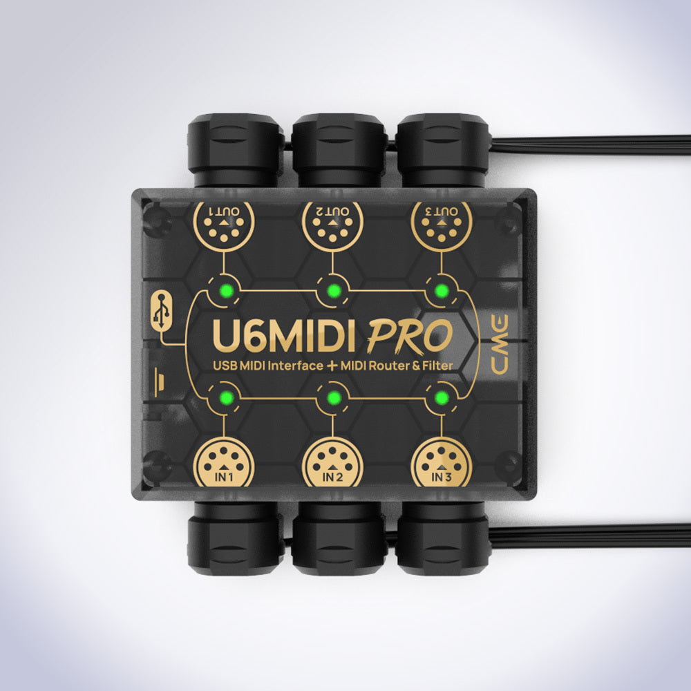 CME MIDI Cable 4-Pack - Low Profile - Various Lengths