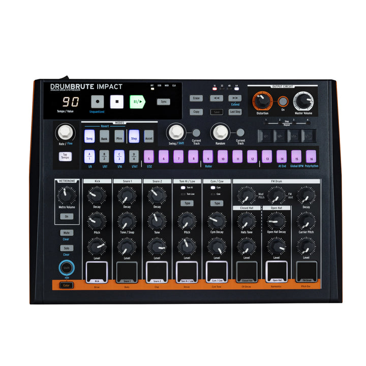 Arturia DrumBrute Impact | Analog Drum Machine & Performance Sequencer