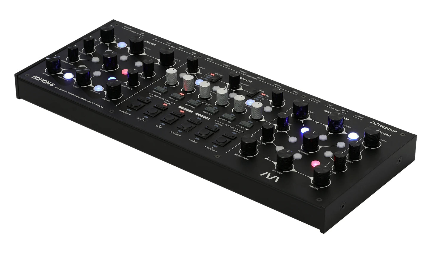 Morphor Echon 6 | 6 Voice Analogue Polyphonic BBD Synthesizer