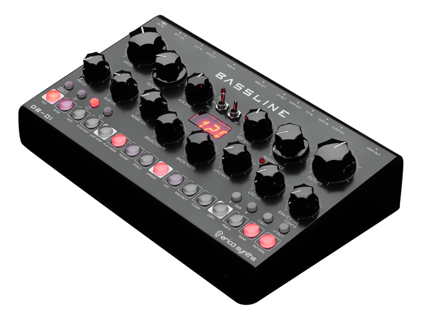 Erica Synth Bassline db-1 シンセサイザー　303ライク Erica Synths Desktop Bassline DB-01 | Analog Acid Synth