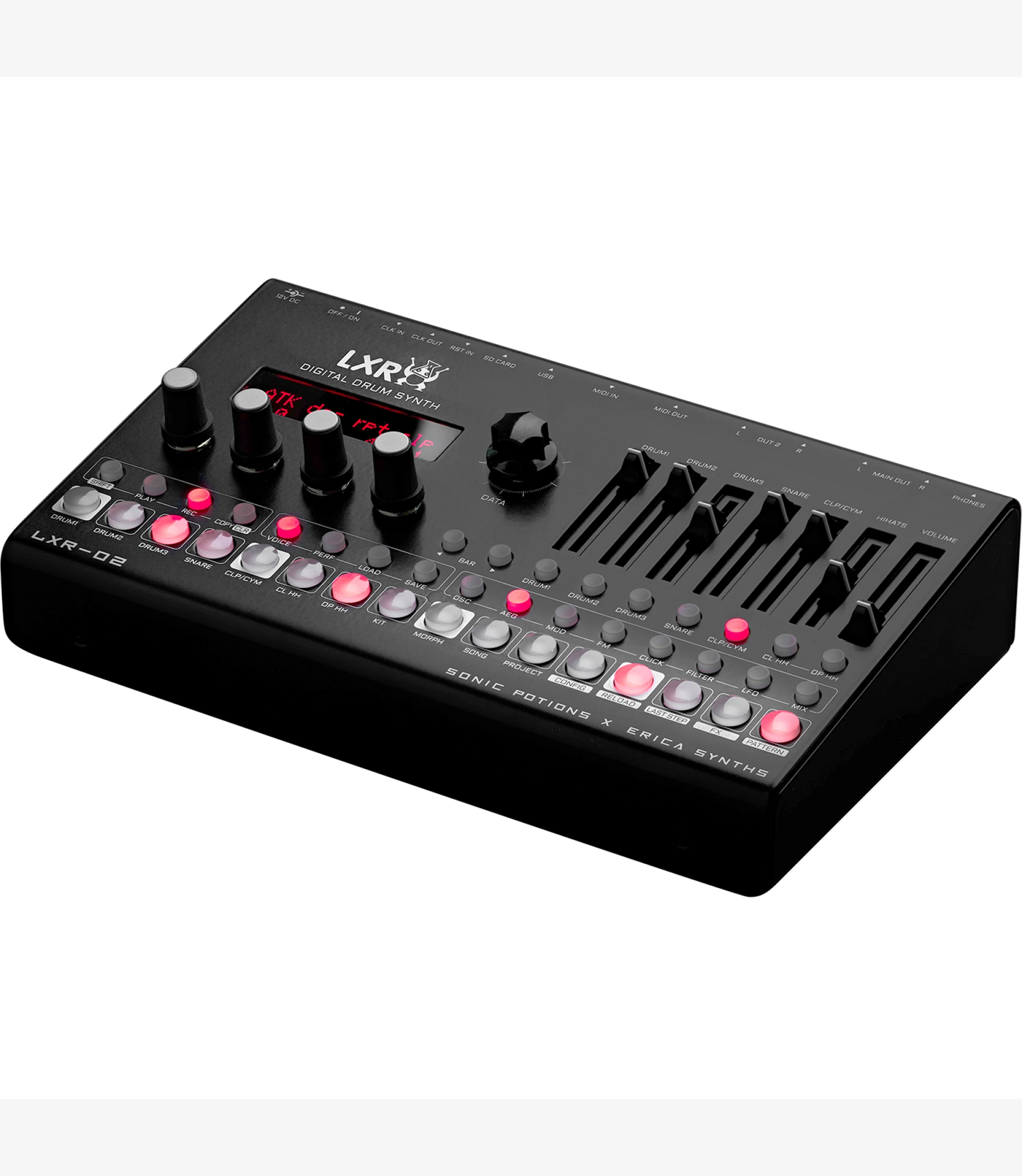 Erica Synths Drum Synthesizer LXR-02 Front