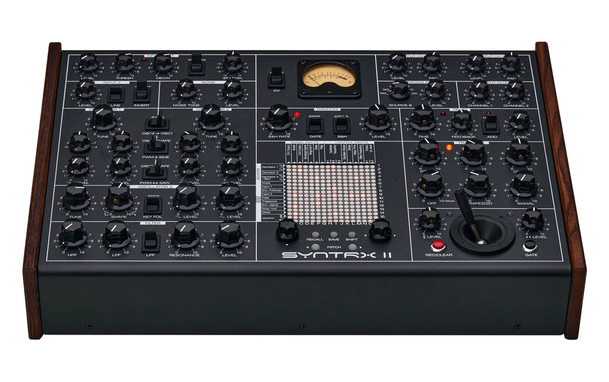 Erica Synths SYNTRX II Analog Desktop Synthesizer With LED Matrix Blip erica-synths-syntrx-ii-analog-desktop-synthesizer-with-led-matrix-blip