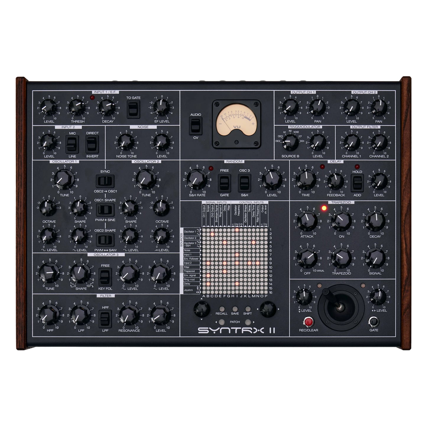 Erica Synths SYNTRX II Analog Desktop Synthesizer With LED Matrix Blip erica-synths-syntrx-ii-analog-desktop-synthesizer-with-led-matrix-blip