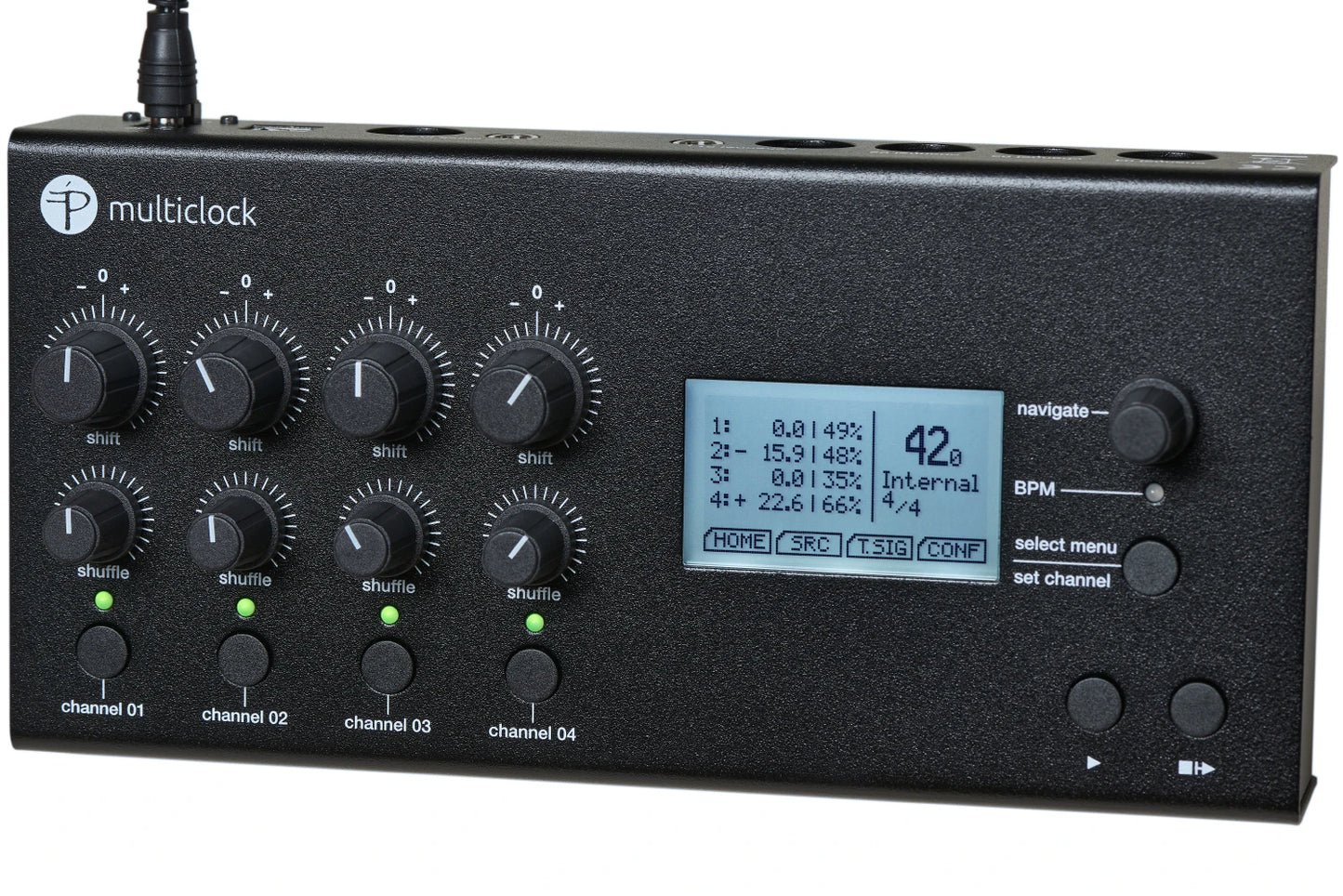 Floatingpoint Instruments Multiclock Angled View