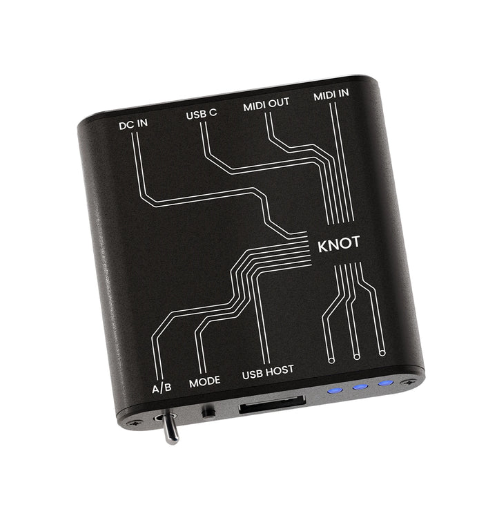 Intech Studio Knot | Standalone USB MIDI Host with Switchable Type A/B TRS MIDI