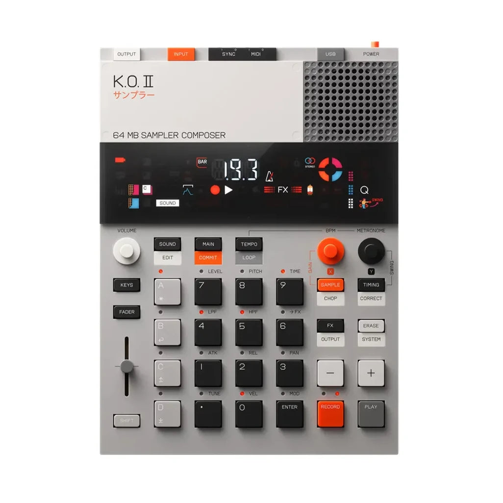 Teenage Engineering EP-133 K.O. II Sampler Top View