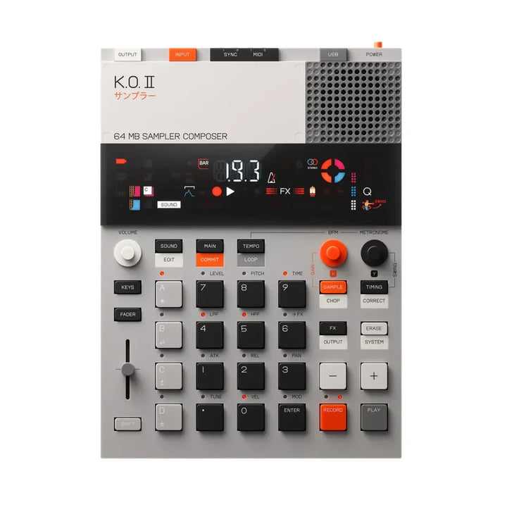 Teenage Engineering EP-133 K.O. II Sampler Top View