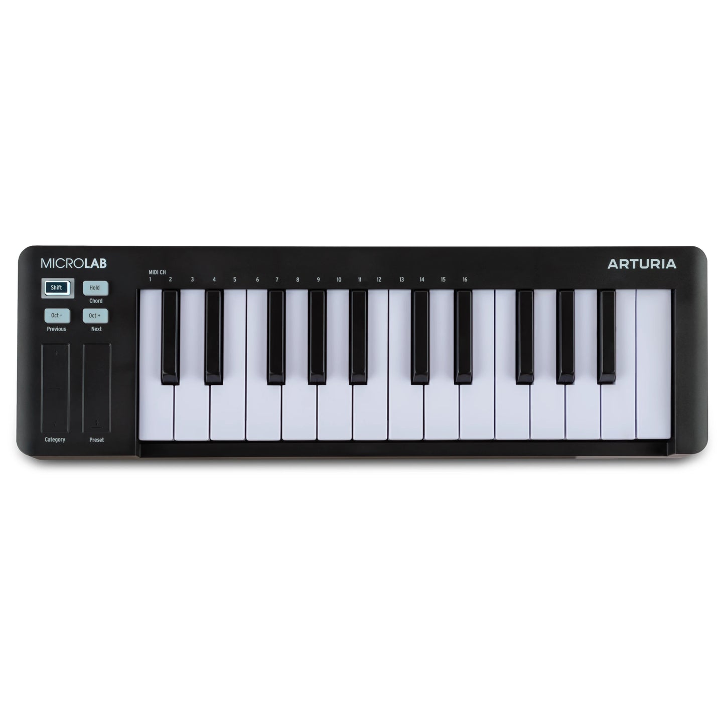 Arturia Microlab MK3 25 Key MIDI Keyboard BLACK