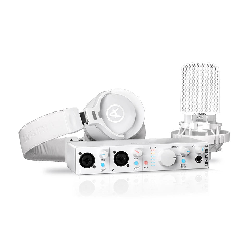 Arturia MiniFuse Recording Pack WHITE