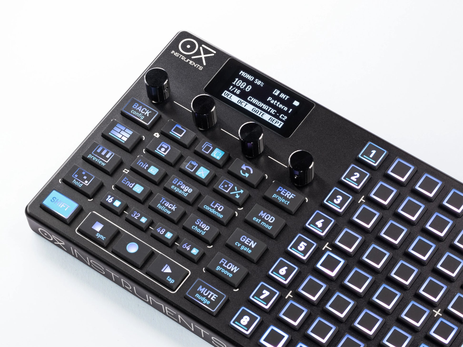 OXI One MKii Black Edition Close Up