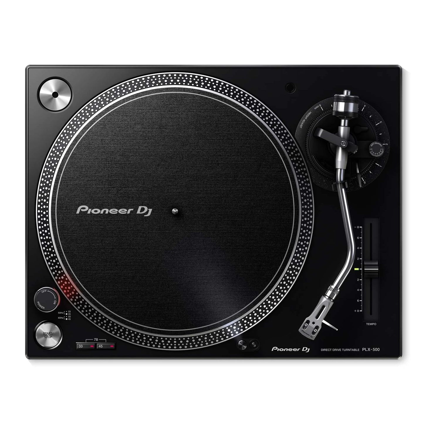 PLX-500 PRO DJ Hi Torq S-Tonearm Direct Drive Turntable BLACK MAIN