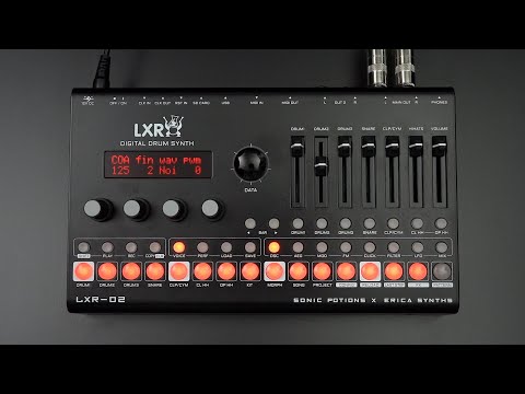Erica Synths LXR-02 | Digital Drum Machine & Workstation – Blip
