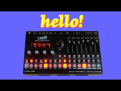 Erica Synths Drum Synthesizer LXR-02 Video 3