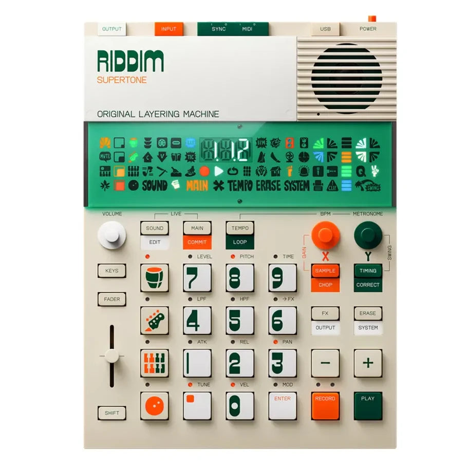 Teenage Engineering EP-40 RIDDIM Sampler Top