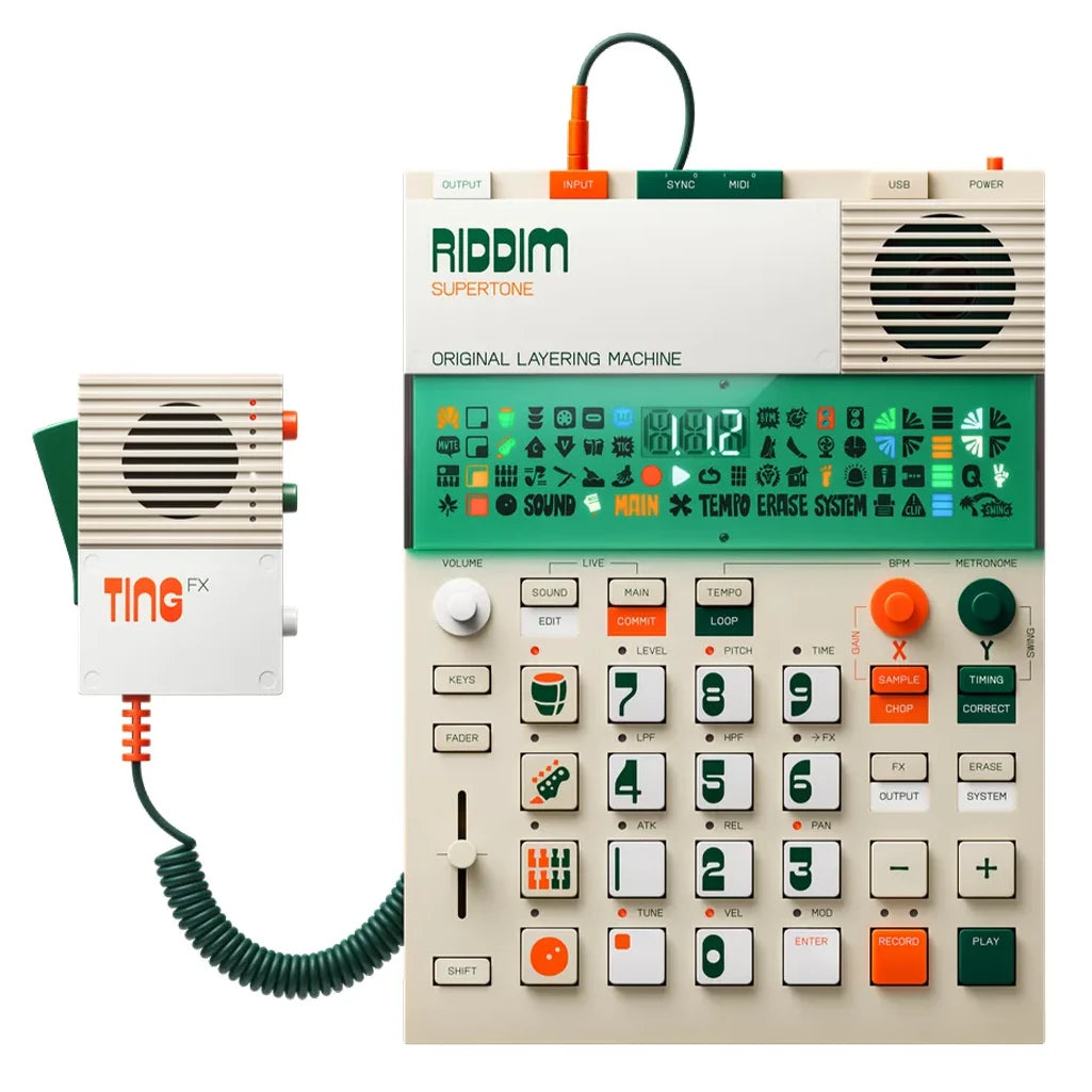 Teenage Engineering EP-40 RIDDIM Sampler Top View