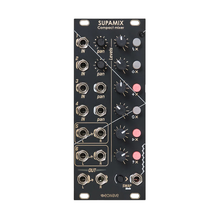 Eowave Supamix | 6-Channel Stereo Mixer with Auto-Mute Swap Engine
