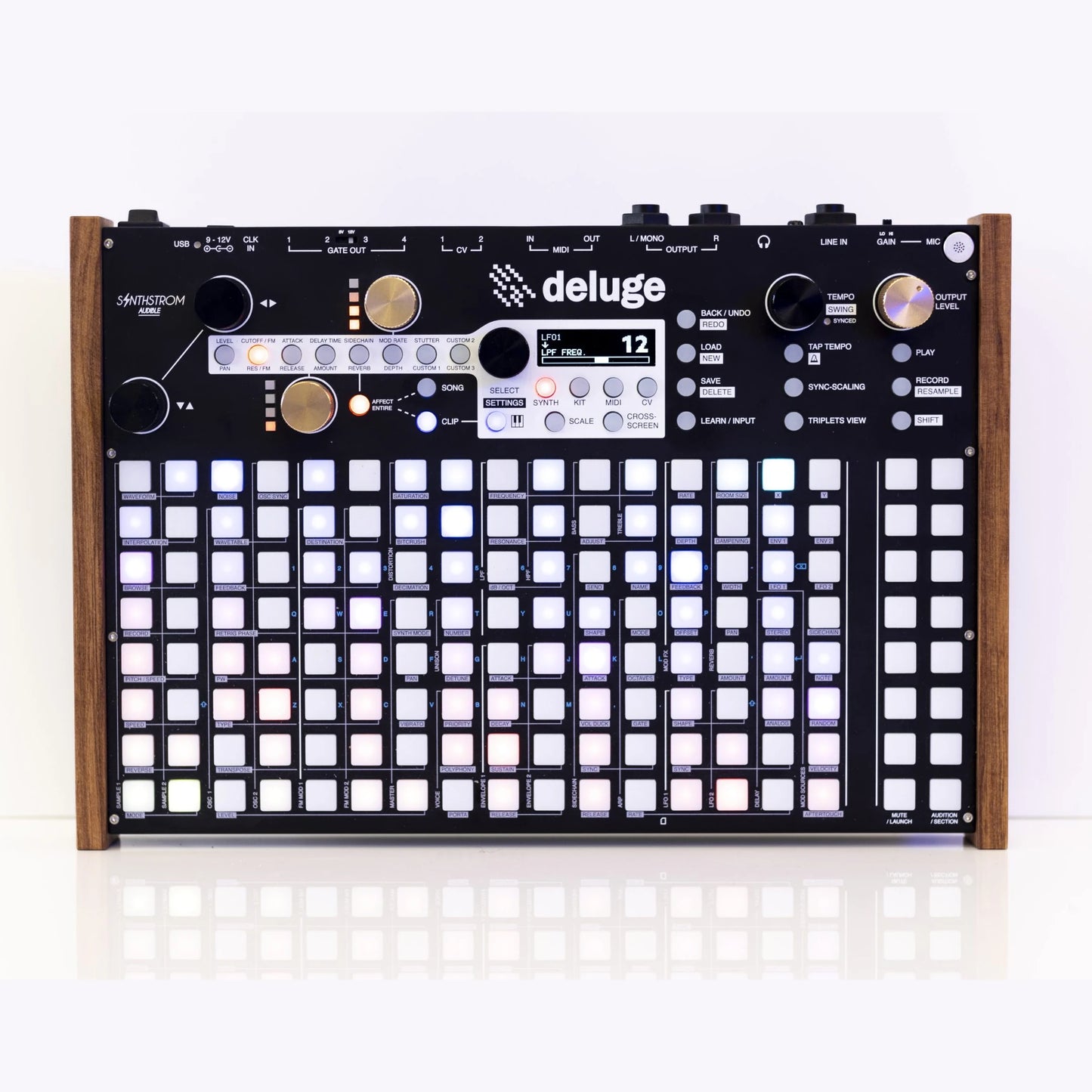 Synthstrom Audible Deluge | Portable Standalone Synthesizer, Sampler & Sequencer