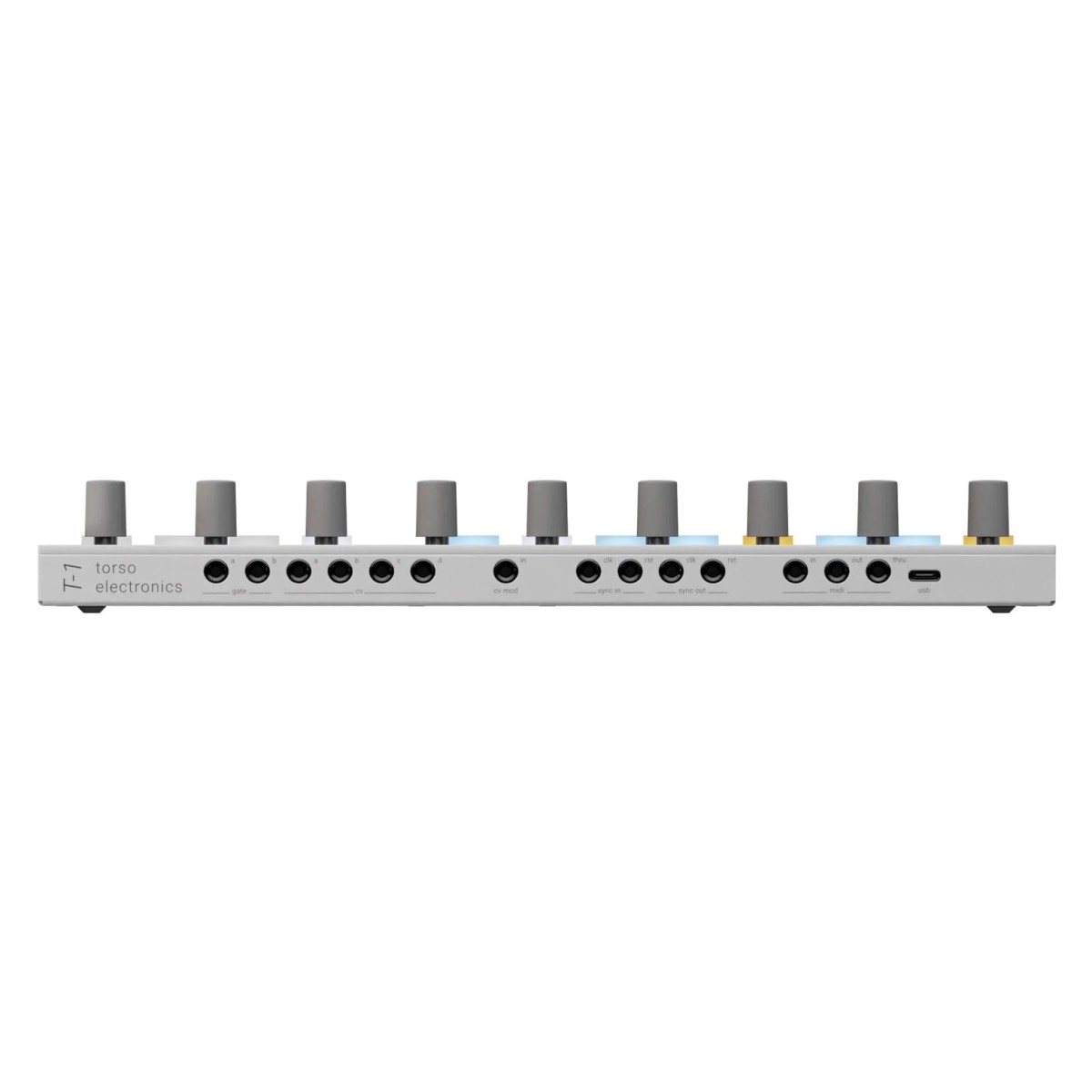 Torso Electronics T1 Algorithmic Sequencer WHITE Back View