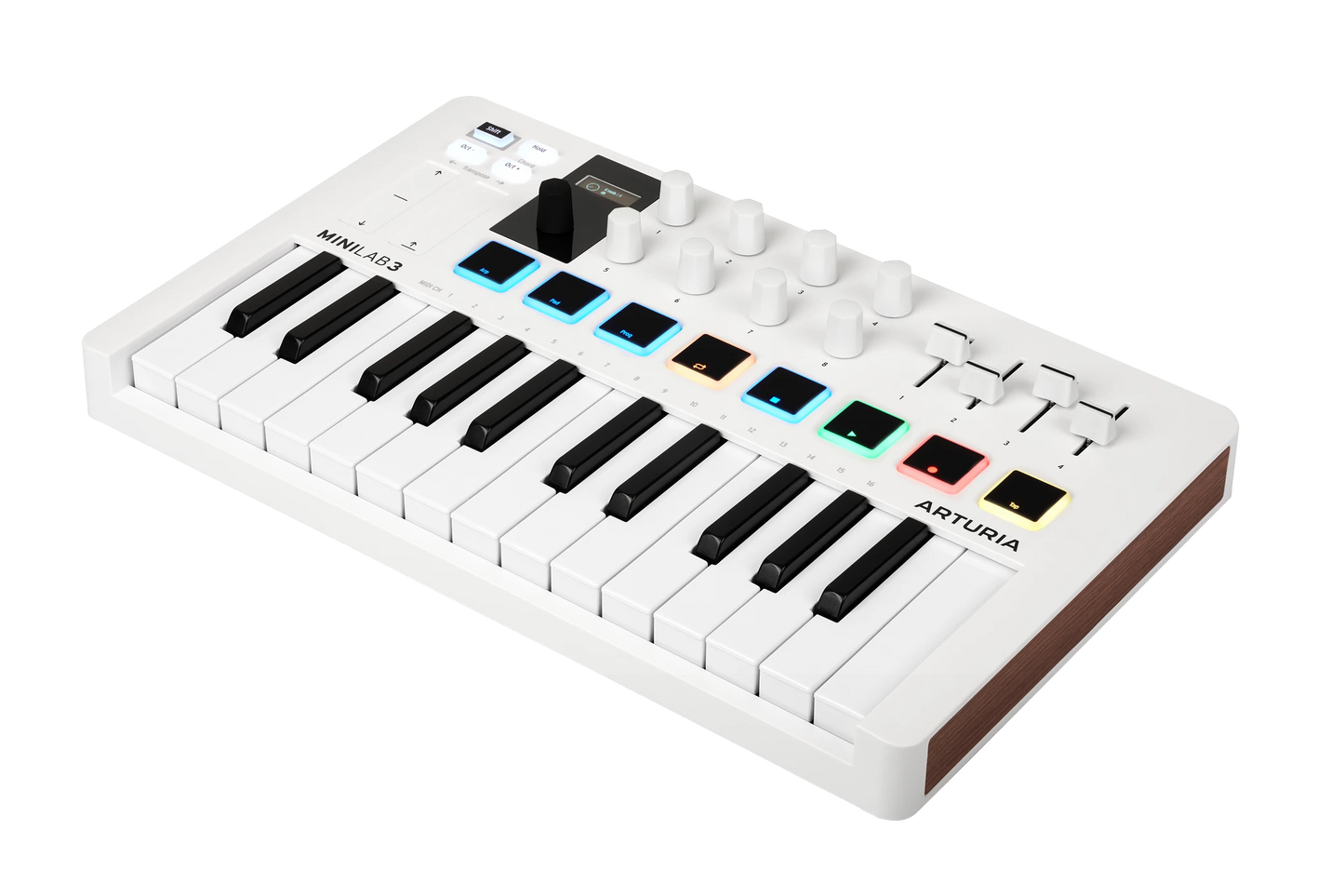 Arturia MiniLAB 3 WHITE Angled