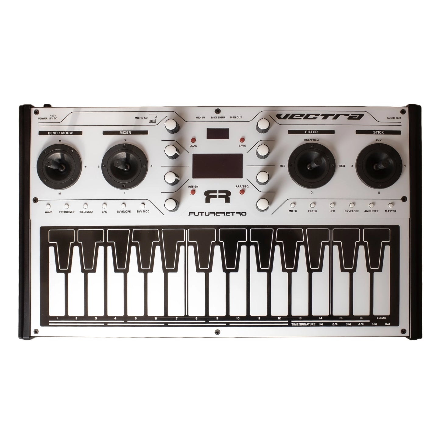 Future Retro Vectra | Hybrid Vector Synthesizer, Touch Keys & Joystick